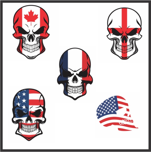 Download All Skull Svg | all skull and crossbones Download punisher ...