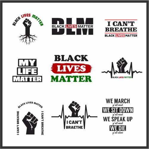 Black Lives Matter Awareness Svg