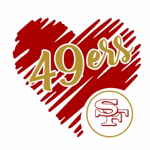 49ers open back Crop Top - SF Glitter logo