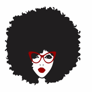Download Afro girl SVG file | Afro girl Strong woman svg cut file ...