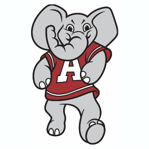 Alabama Elephant A Logo Svg