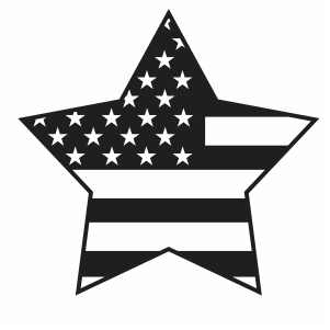 American Flag Star SVG | USA Flag Star svg cut file Download | JPG, PNG