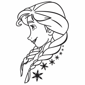 Download Princess Anna Frozen SVG | Anna Frozen svg cut file ...