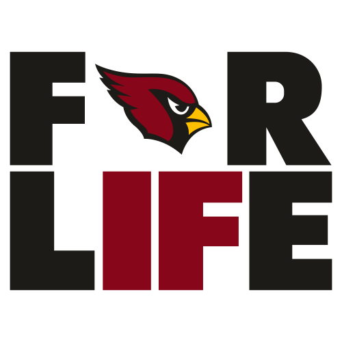 Arizona Cardinals For Life Svg