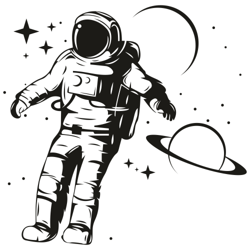 Visual Arts Collage Astronaut Files For Cricut Astronaut Svg Astronaut