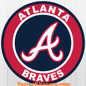 Atlanta Braves Circle Logo svg, mlb svg, eps, dxf, png, digital