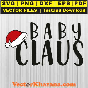 Baby Claus Svg