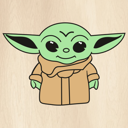 Baby Yoda SVG  Baby Yoda Star Wars PNG