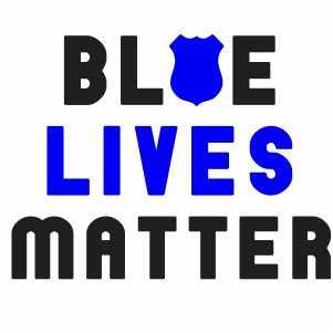 Blue Lives Matter Vector