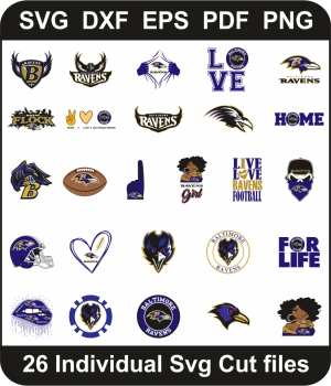 Baltimore Ravens Svg Bundle