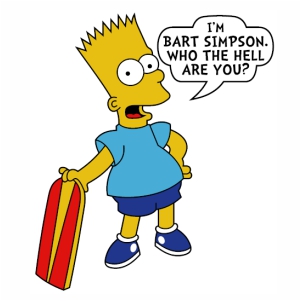 Bart Simpson logo svg