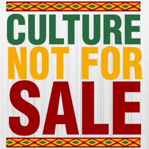 Culture Not For Sale Svg