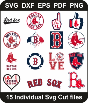 Boston Redsox MLB Svg Bundle