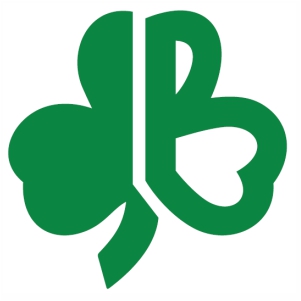 Boston Celtics Shamrock With B logo vector file