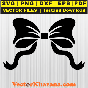 Hair Bow Svg