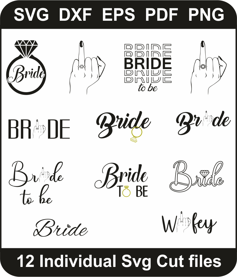 Bride Svg Bundle