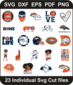 Broncos Denver Svg Bundle