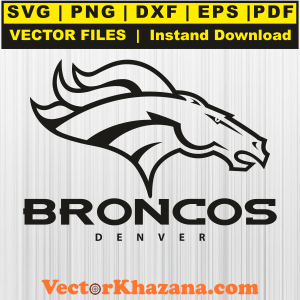 Broncos Denver Black Svg