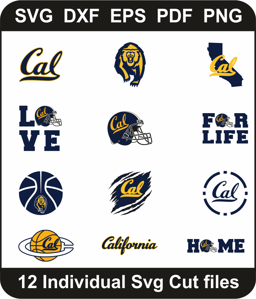 California Golden Bears Svg Pack