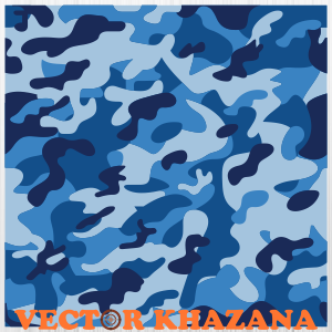 Camouflage Seamless Vector Patterns SVG, Graphic by