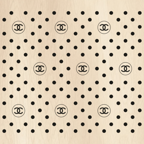 Chanel Dot Pattern SVG | Chanel CC Dot Pattern PNG | Chanel Pattern ...