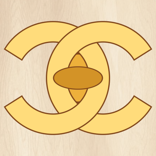 Chanel Yellow Logo Svg
