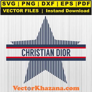 Christian Dior Star Svg