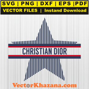 Christian Dior Star Svg