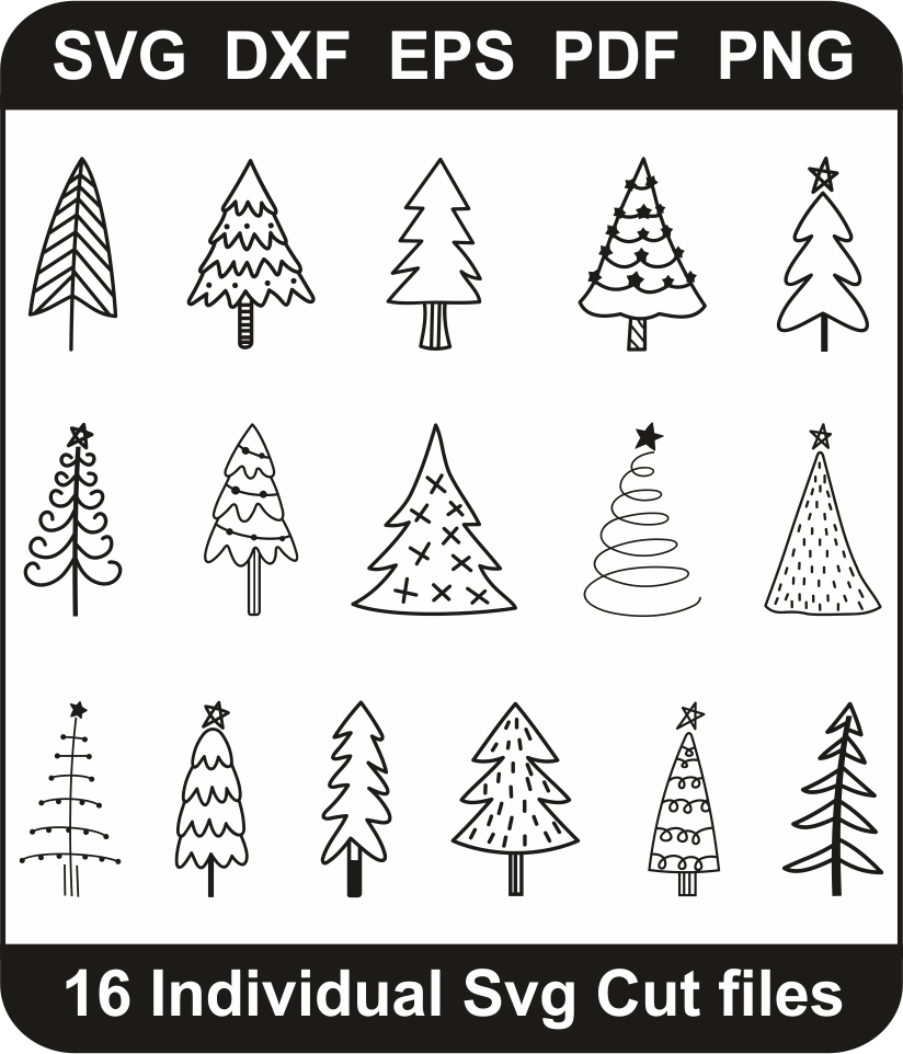 Christmas Tree Svg Bundle