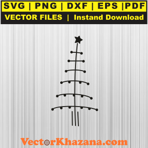 Merry Christmas Tree Svg Png