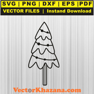 Xmas Tree Svg Png