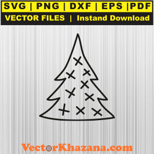 Christmas Xmas Tree Svg Png