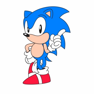 Download Classic Sonic Svg Sonic Cartoon Svg Cut File Download Jpg Png Svg Cdr Ai Pdf Eps Dxf Format SVG, PNG, EPS, DXF File