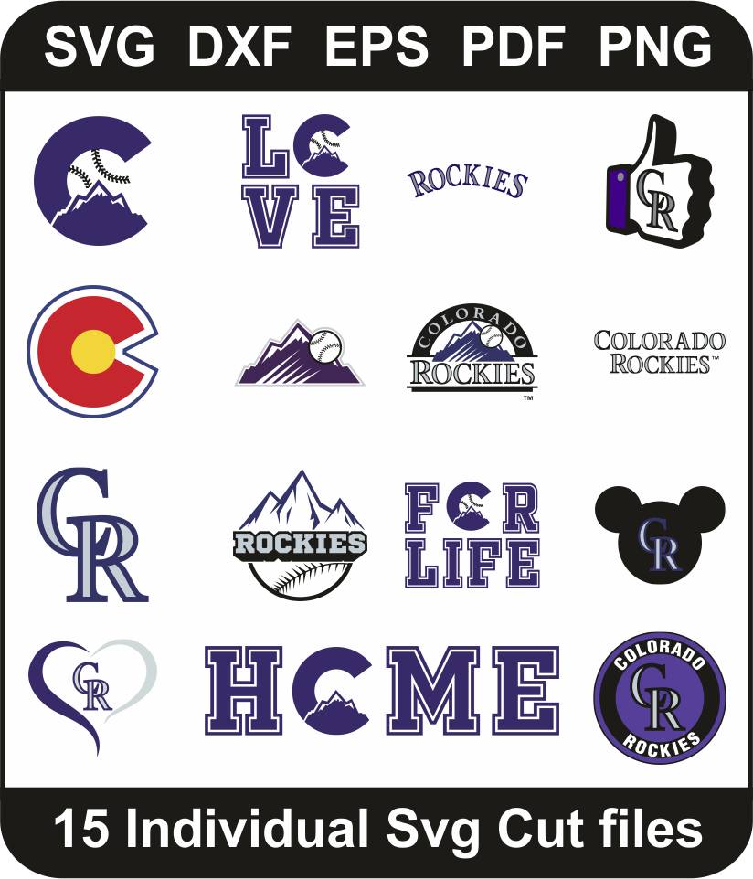 Colorado Rockies Svg Bundle