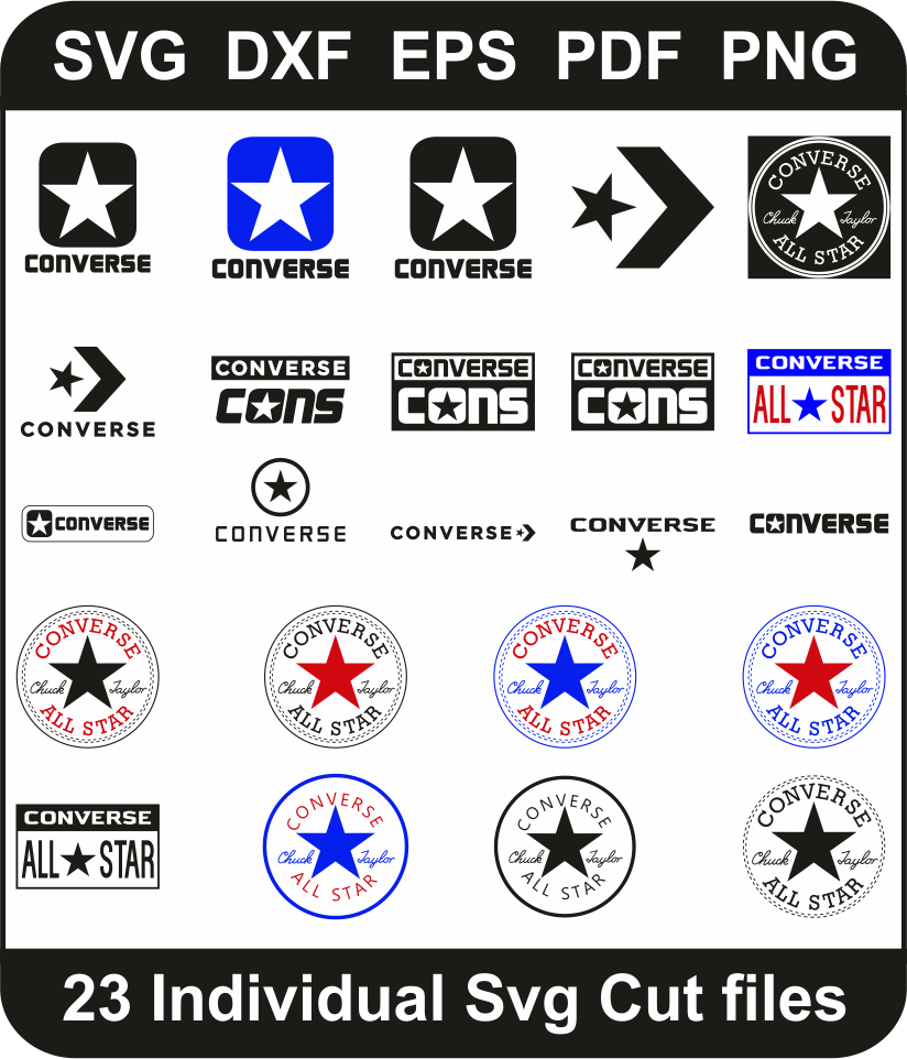 Buy Converse All Star Svg Bundle