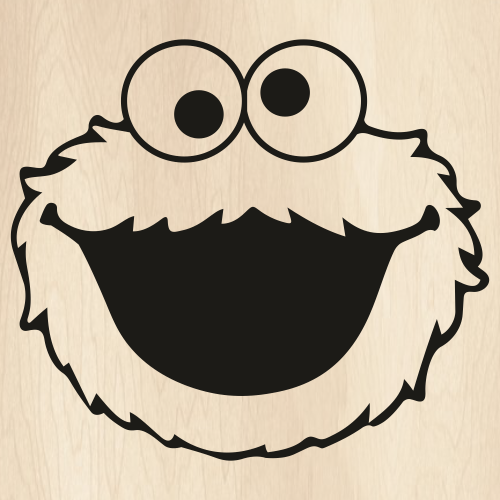Cookie Monster Head Clip Art at  - vector clip art online
