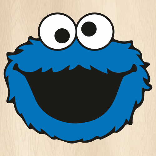 Cookie Monster SVG Cut Files Free Download