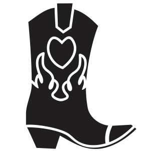 cowboy boots vector