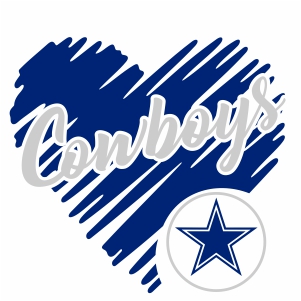 Download Dallas Cowboys Logo SVG | Dallas Cowboys Heart NFL svg cut ...