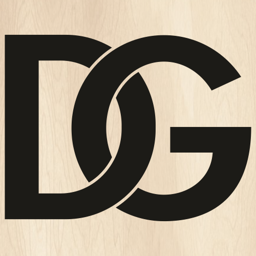 DG Dolce and Gabbana Black SVG | DG Brand Logo PNG | D And G Logo