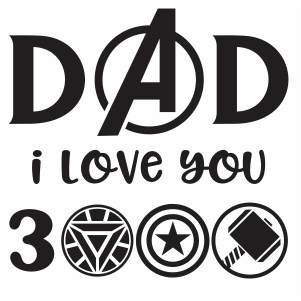 Free Free 343 Dad I Love You 300 Svg SVG PNG EPS DXF File