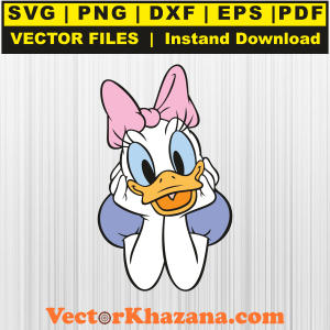 Daisy Duck Svg