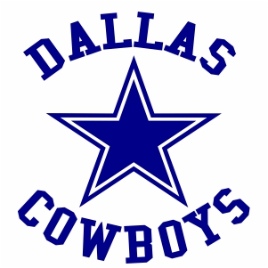 Dallas Cowboys Star / Dallas Cowboys Star Plushette 5 Points Neck
