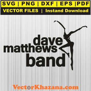 Dave Matthews Band Black Svg