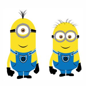 Kevin and Dave Of Minions vector