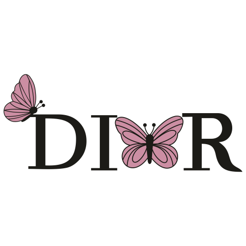 Dior Butterfly Logo Svg