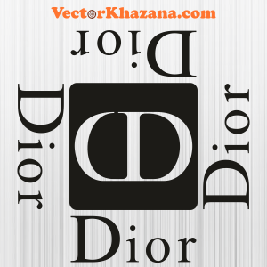Christian Dior logo Digital File (SVG cutting file + pdf+png+dxf)