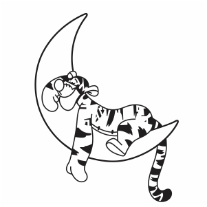 Download Tiger Winnie The Pooh Vector Tiger On Moon Vector Image Svg Psd Png Eps Ai Format Vector Graphic Arts Downloads