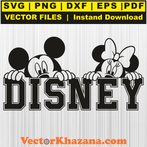 Disney Mickey And Minnie Svg Png