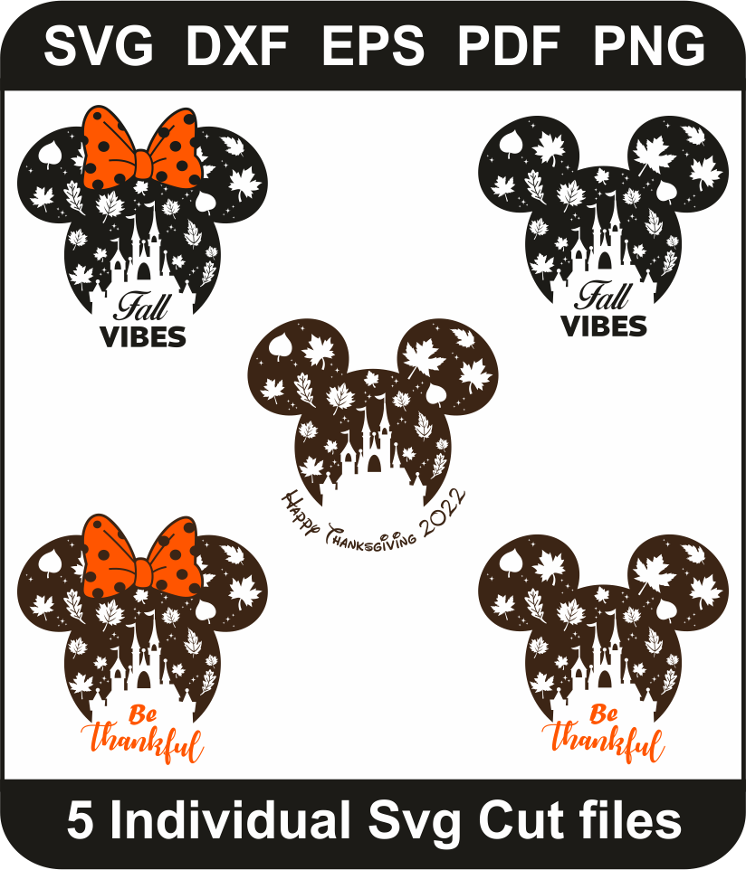 Disney Thanksgiving Svg Bundle